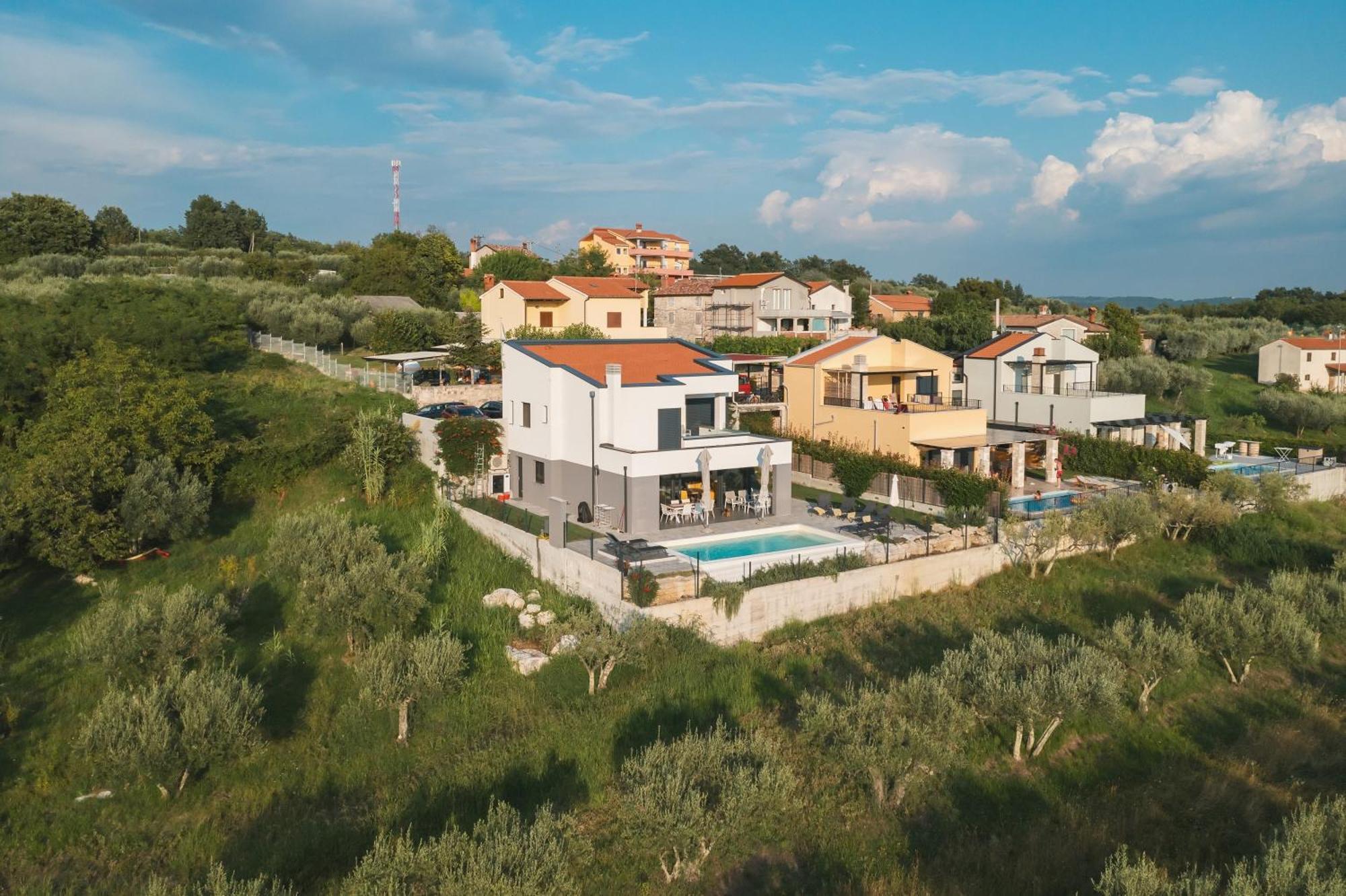 Villa Boiky - Private Pool And Amazing Sea View, Istria Materada Екстер'єр фото