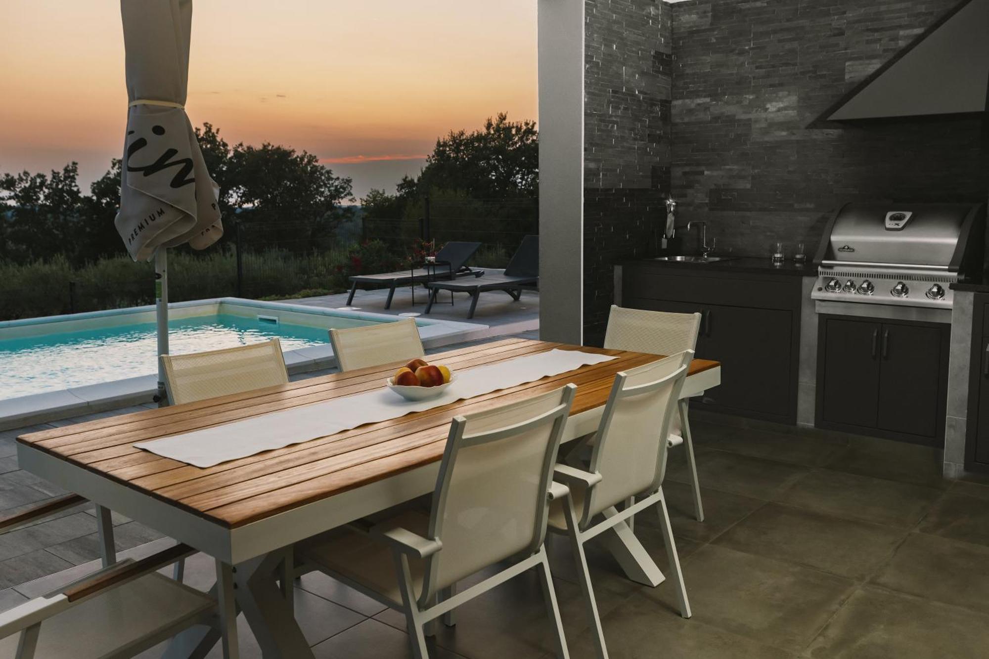 Villa Boiky - Private Pool And Amazing Sea View, Istria Materada Екстер'єр фото