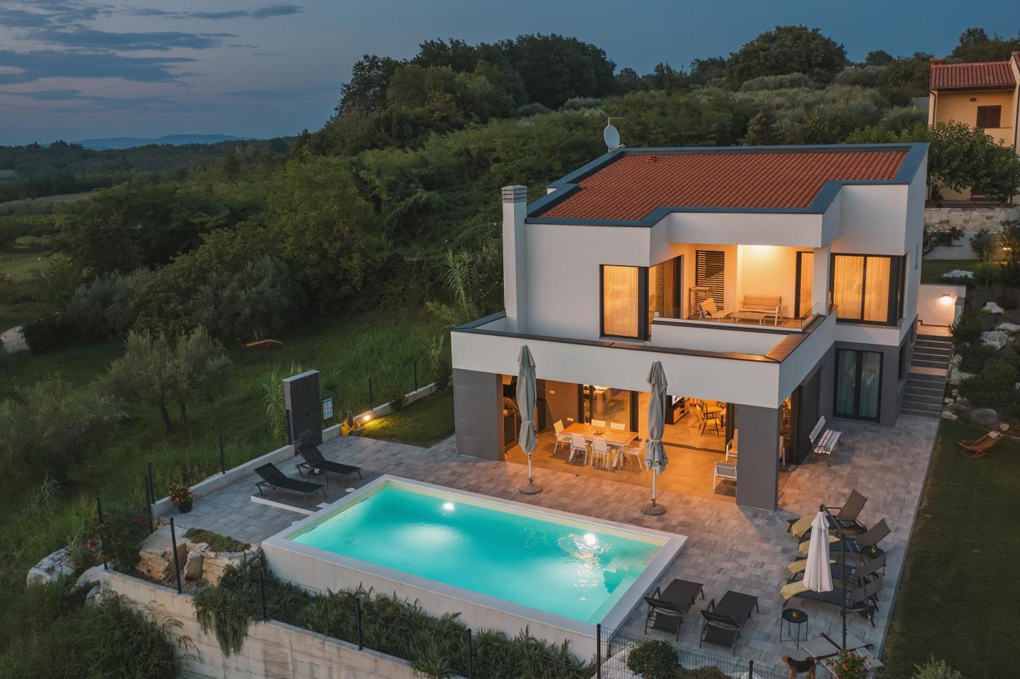 Villa Boiky - Private Pool And Amazing Sea View, Istria Materada Екстер'єр фото