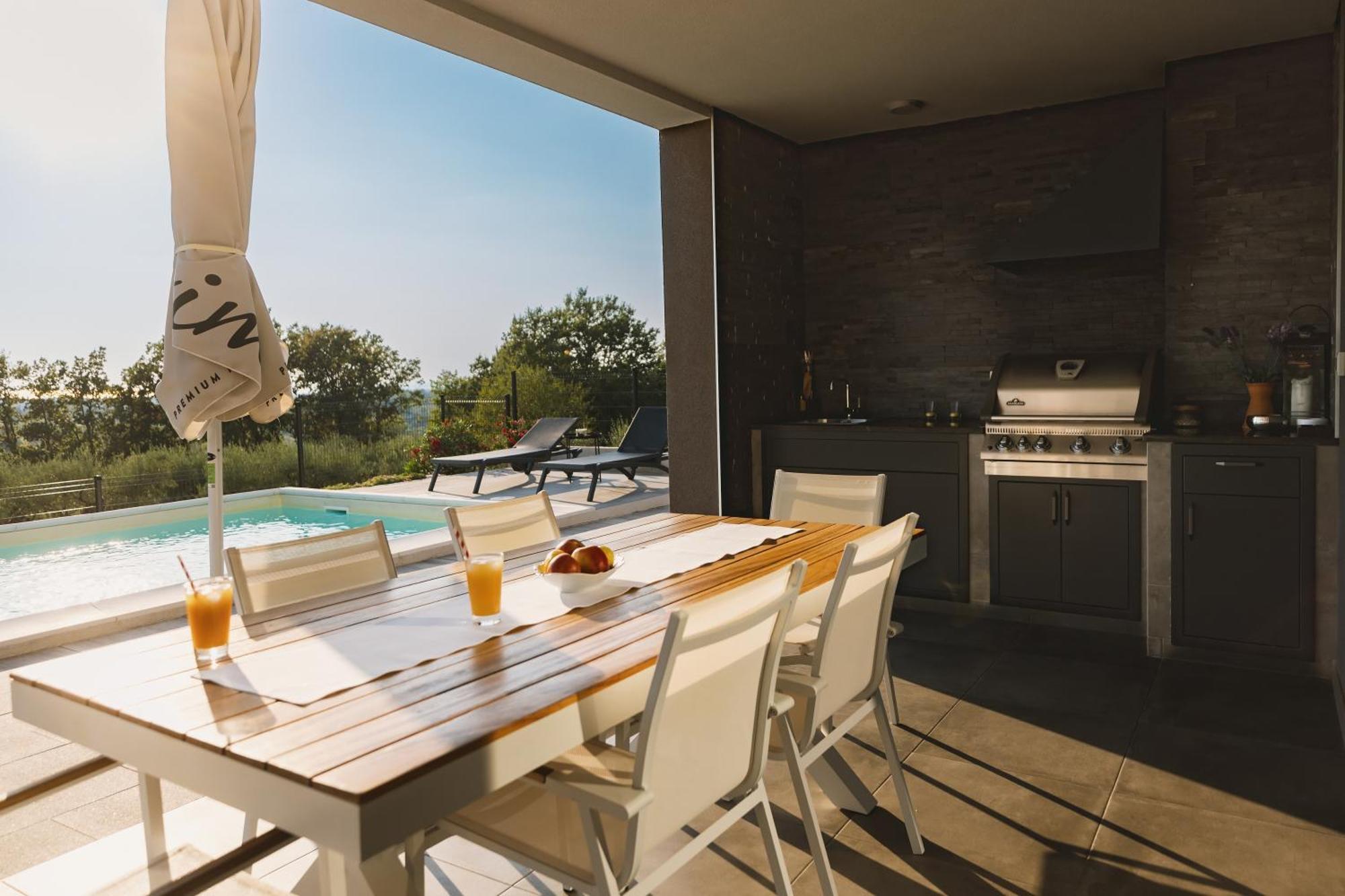 Villa Boiky - Private Pool And Amazing Sea View, Istria Materada Екстер'єр фото